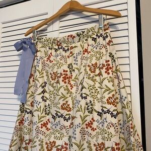 Spartina 449 Adeleigh Floral Midi Skirt